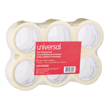 Universal® General-purpose Box Sealing Tape, 3" Core, 1.88" X 110 Yds, Clear, 6-pack freeshipping - TVN Wholesale